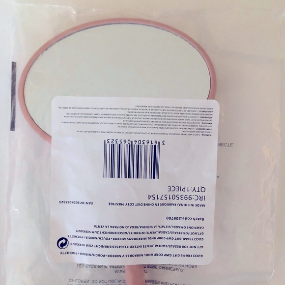 New Authentic Gucci 🩷Handheld Mirror/W Mirror Pouch Case GWP/VIP - Picture 5 of 8